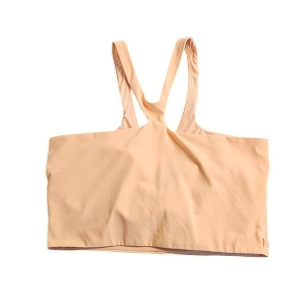 Lululemon Bend This V and Racer Bra *Light Support, A-C Cups Peach Bellini, S/M - Picture 2 of 6